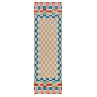 Flair Rugs Alfombra de pasillo de lana multicolor