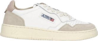 Autry White Medalist Low Leather Sneakers
