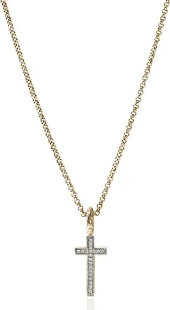 John Hardy JH Essentials Cross Necklace, 14K Gold, Diamonds at Nordstrom