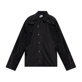 Vivienne Westwood Asymmetrische Jas - Heren - Zomerjassen - Zwart - L - Katoen - Jassen