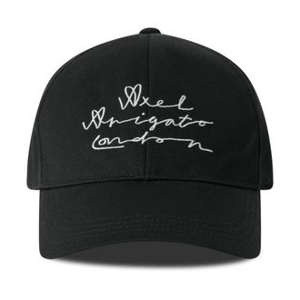 Axel Arigato Scribble London Cap - unisex - Petten - Zwart - ONE Size - Katoen - Accessoires