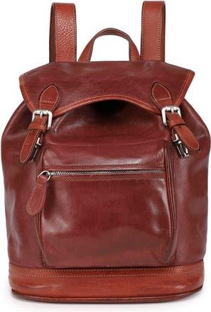 OLD TREND Ficus Genuine Leather Durable Travel Backpack in Brown at Nordstrom