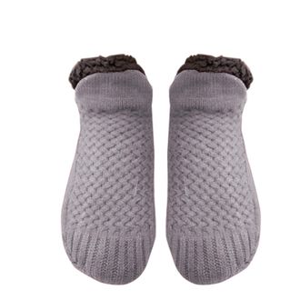 Generic Soft Socks Men Slipper Socks Slippers Socks Indoor Floor Indoor For Women Velvet Woven Thermal Non- Thermal And Socks Socks All Tube Socks Women (Grey