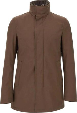 Herno Jassen, Heren, Bruin, M, Wol, Carcoat