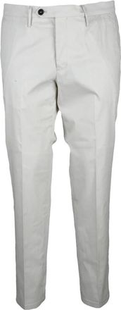 Michael Coal TK America Capri - Heren - Chinos - Grijs - W30 - Katoen - Broeken