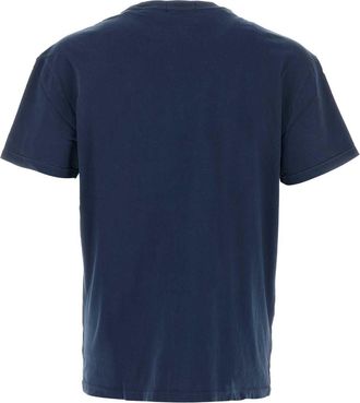 Polo Ralph Lauren Mens Logo-Printed Cotton T-Shirt Navy