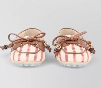 Fendi canvas ballerina shoes