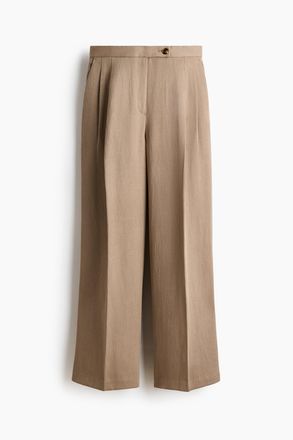 H&M Elegante Hose mit weitem Bein - Beige