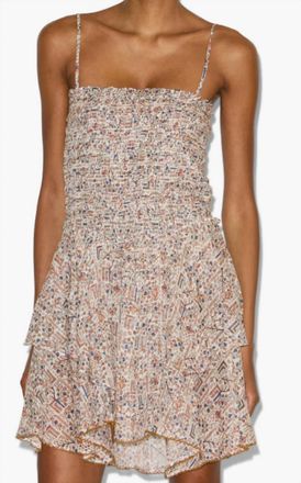 Isabel Marant Anka Dress In Ecru