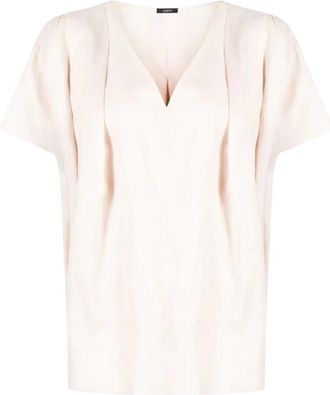 Joseph Fletcher Blouse - Dames - Blouses & Shirts - Beige - Maat: 2XS Zijde