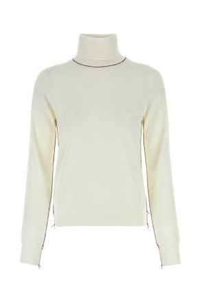 Maison Margiela Ivory Wool Sweater