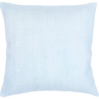 Anaya with Love So Soft Linen Euro Pillow with Down Alternative Insert in Sky Blue at Nordstrom, Size 26X26