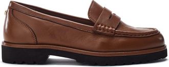 Moda in Pelle Moda in Pelle Womens Ellaria Tan Loafers Leather - Size EU 38