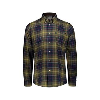 Barbour Winter Tartan Shirt - Heren - Casual Overhemden - Groen - XL - Katoen - Overhemden