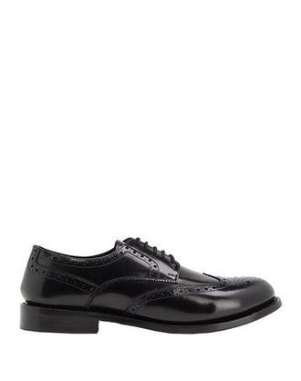 8 by YOOX POLISHED LEATHER LACE-UP