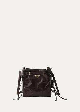 Prada Bonnie Mini Leather Crossbody Bag