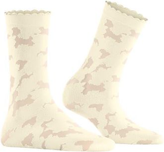 Falke Hydrangea 20 Denier Dress Socks in Off-White at Nordstrom, Size 39-42
