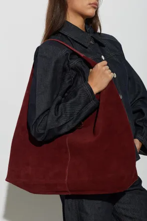 Kurt Geiger Chelsea Large Slouch Hobo Bag, Womens, Burgundy