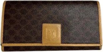 Celine Pre-owned Vintage Portemonnee - Dames - Vintage Accessoires - Bruin - ONE Size - Leer - Vintage