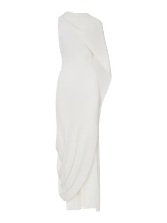 Self Portrait LONG DRAPED KNIT DRESS - Self-portrait - Woman