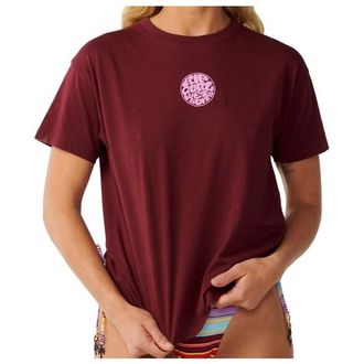 Rip Curl Icons Of Surf Relaxed Tee T-Shirt f&uuml;r Damen | rot