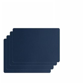 OEM Manteles Individuales Lavables, F&aacute;ciles De Limpiar, De Polipiel, Resistentes Al Calor Y De Doble Cara. Juego De 4 Manteles Individuales De Polipiel Co