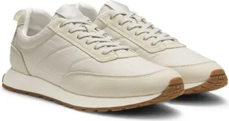 HUGO BOSS Running-inspired trainers with monogram-jacquard uppers