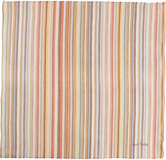 Paul Smith Signature Stripe pocket square - Neutrals