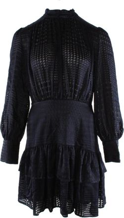Guess Blauwe Jurk Marciano Stijl - Dames - Feestkleedjes - Blauw - S - Polyester - Kleedjes