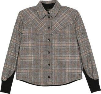 Pinko Berta Shirt - Dames - Overhemden - Grijs - L - Katoen - Overhemden