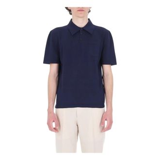 A.P.C. Polo Shirts, male, Blue, Size: S Colin Polo