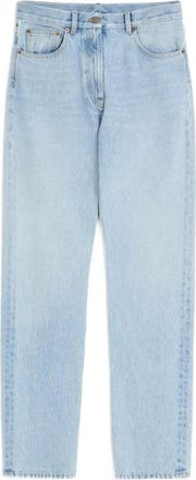 Valentino Loose Fit Jeans, female, Blue, W27, Denim Trousers