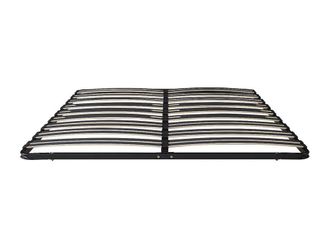 Vente-Unique Slatted Frame Bed Base To Assemble 140 X 190 Cm - 2 X 15 Slats - 3 in Black | Size: Double