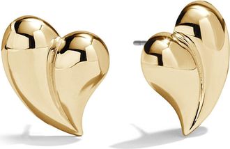 BaubleBar Better Together Heart Earrings in Gold at Nordstrom