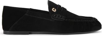 Carvela Womens Suede Marigold Loafer Loafers - Black - Size UK 3