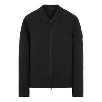 Stone Island Spread Collar Jacket Black 7915115F2-V0029