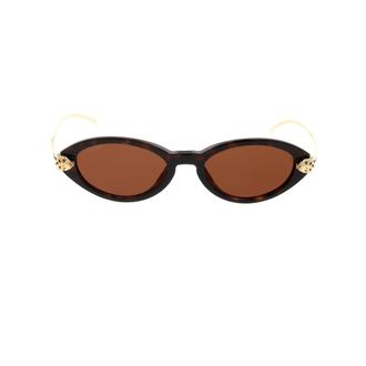 Cartier Zonnebrillen - Dames - Accessoires - Geel - Maat: ONE Size