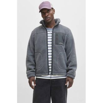 Jack & Jones ESSENTIALS teddy jas grijsblauw