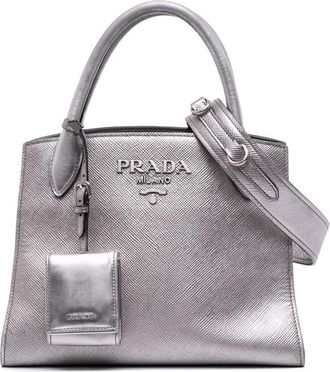 Prada Pre-owned Prada Small Saffiano Cuir Monochrome Top Handle Tote Unisex V7XOYEFDFPZBEA9O