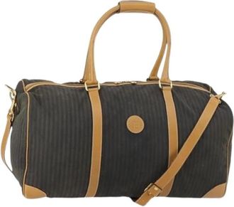 Fendi Pre-owned Canvas Vintage Weekendtas - Dames - Vintage Weekendtas - Zwart - ONE Size - Vintage