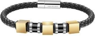 Van Heusen Mens Ornaments Leather Bracelet in Gold at Nordstrom Rack
