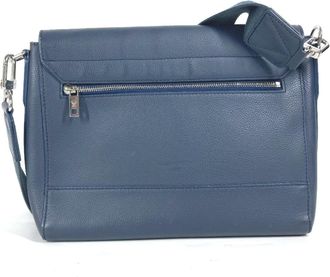 Louis Vuitton Navy Leather Shoulder Bag (Pre-Owned)