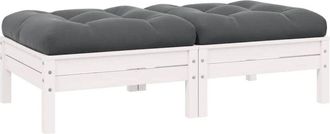 vidaXL Set De Sof&aacute;s De Jard&iacute;n Con Cojines 3 Pzas Rat&aacute;n Sint&eacute;tico Negro Vidaxl