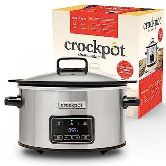 Crock-pot Crock-pot - Crockpot Olla Digital De Cocci&oacute;n Lenta Digital Sizzle & Stew 3.5 L Csc111x