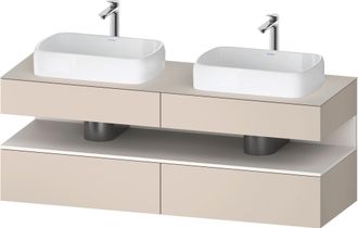 Duravit Qatego Meuble Sous-lavabo En Console, 2 Tiroirs, 2 - Duravit