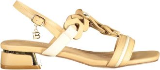 Laura Biagiotti Schoenen, Dames, Beige, 39 EU, Sandaal met verstelbare enkelband