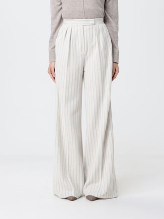 Max Mara Pantaloni palazzo Max Mara in cotone a righe