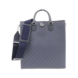 Gucci Vintage, unisex, Blauw, ONE Size, Pre-owned Vintage Tote Bag