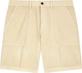 Dondup Gerd Bermuda Shorts - Heren - Korte Broeken - Beige - W33 - Katoen - Korte Broeken
