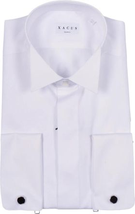 Xacus Diplomatic Collar Shirt - Heren - Zakelijke Overhemden - Wit - 2XL - Katoen - Overhemden